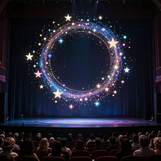 Ethereal Cosmic Theater Stage