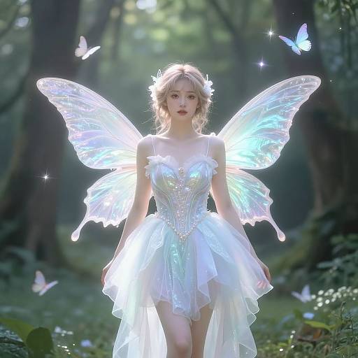 Ethereal Fairy in Enchanted Forest