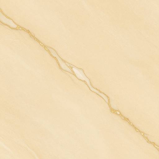 Minimalist digital artwork featuring a diagonal golden line with subtle texture against a solid, bright yellow background.