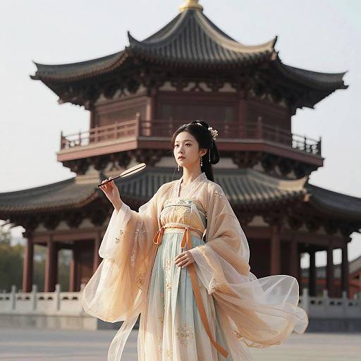 Stunning Photorealistic Hanfu Portrait