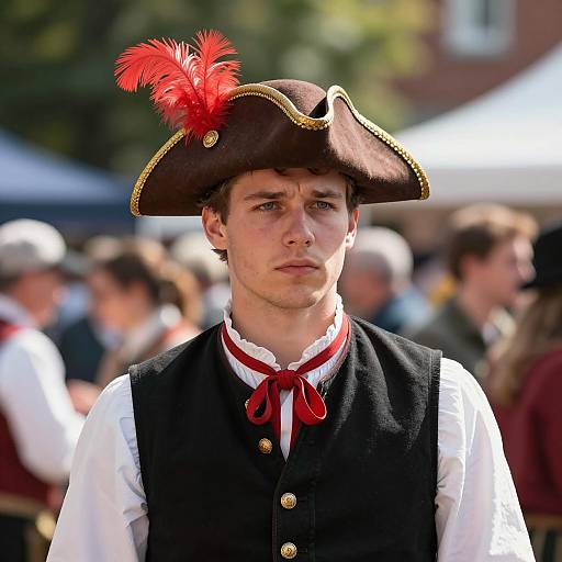 Young Man in German Traditional Costume