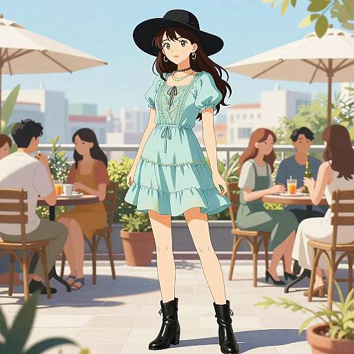 Boho Chic Rooftop Garden Style