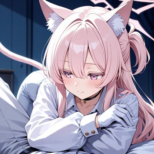 Illustration of Akira (blue archive), blue archive in the style of Koh (minagi kou)