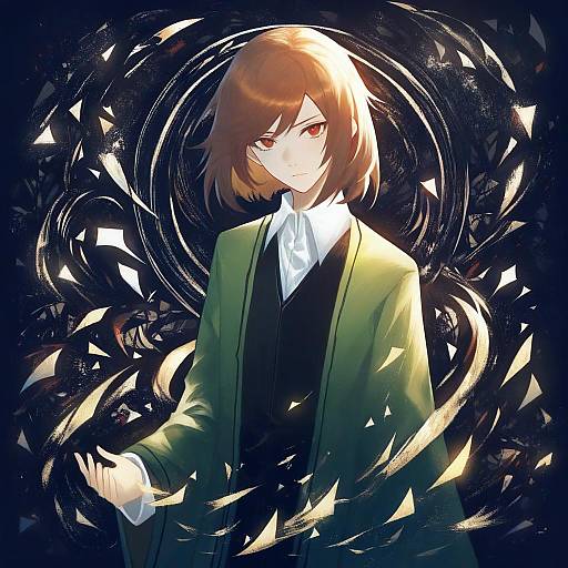 Illustration of Harada mutei, saibou shinkyoku in the style of Sakimori (hououbds)