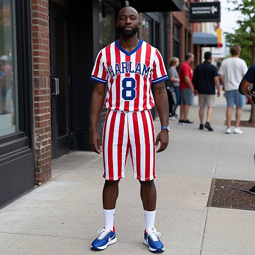 Patriotic Harlem Globetrotters Costume