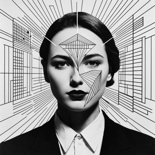 Futuristic Abstract Cybernetic Portrait
