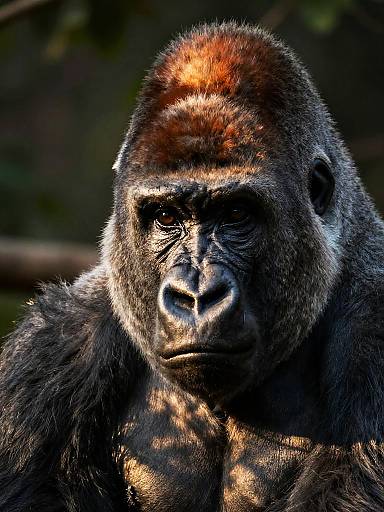 Detailed Wildlife Portrait in Golden Light