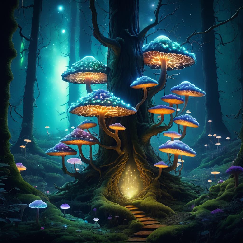 Enchanted Apothecary of Cosmic Fungi