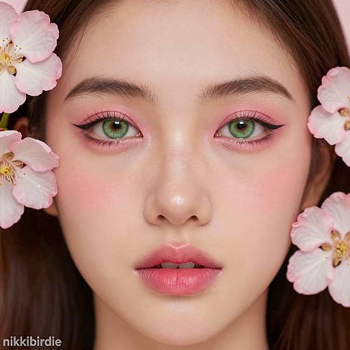 Close-Up Portrait of a Young Woman