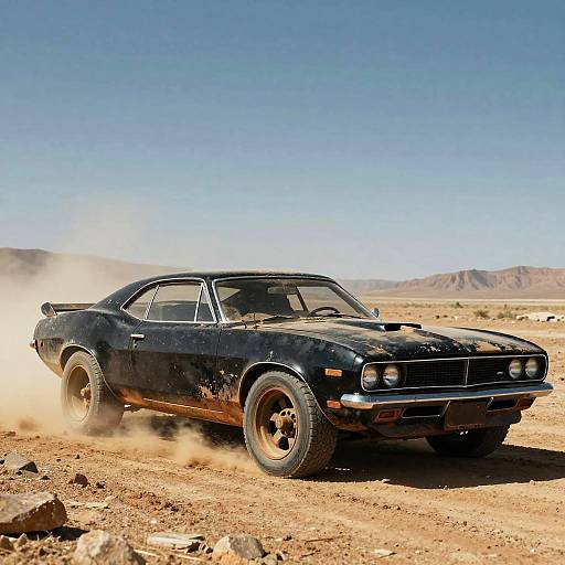 Epic V8 Muscle Car in Mad Max Style