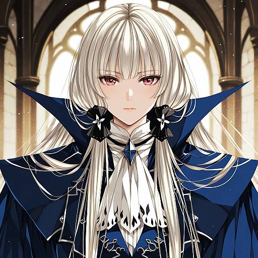 Illustration of Alucard (castlevania), castlevania (series) in the style of Misteor