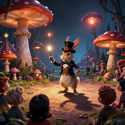 Whimsical Dark Fantasy Carnival