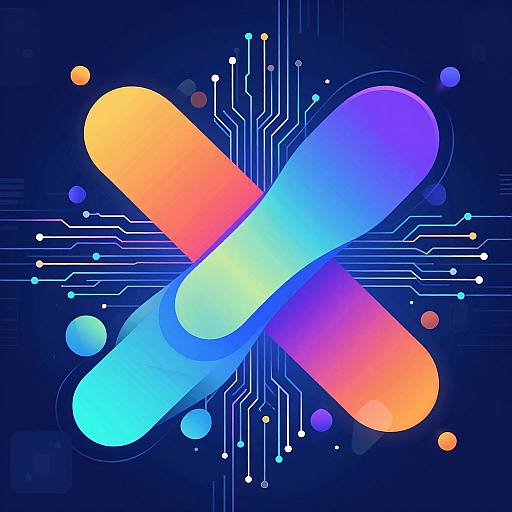 AI Vector Art Generator Visualization