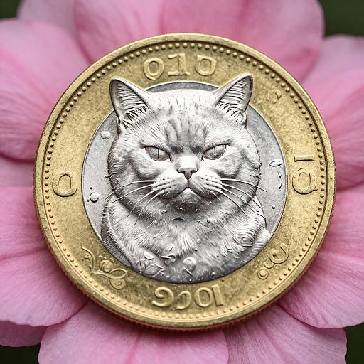 Luxurious Grumpy Cat Gold Coin