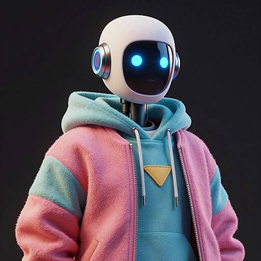 3D Cinematic Robot Portrait