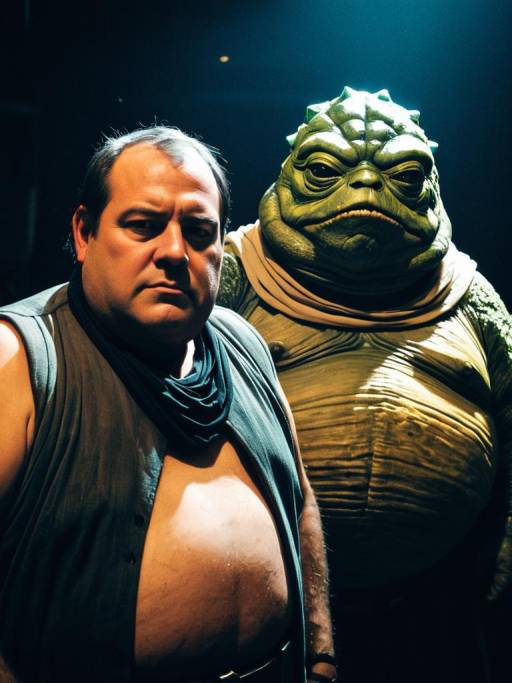 Dramatic Cosplay: Jabba the Hutt Face Swap