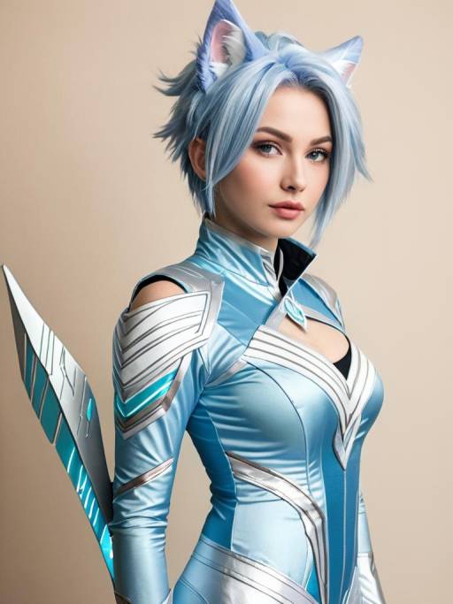 Woman in Silverstream Cosplay Costume