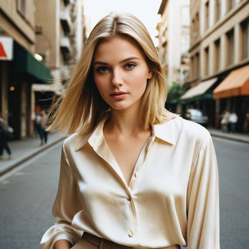 Elegant Urban Portrait of a Young Woman