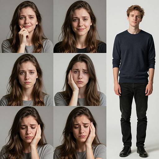 Expressive Artistic Pose Reference Photos