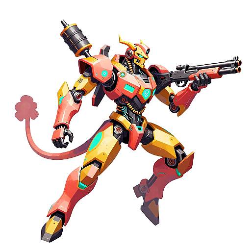 Futuristic Mechashot Devil Design