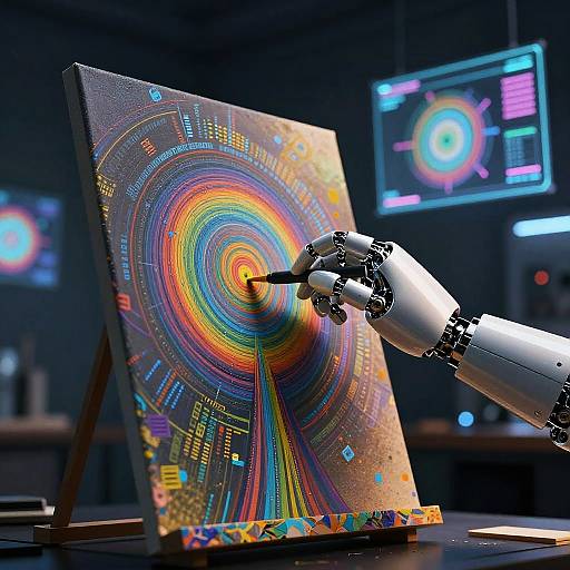 AI Creativity Visualized in Art