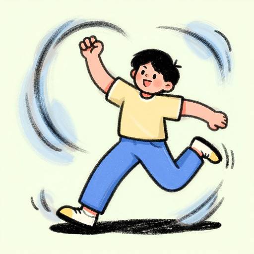 Whimsical Cartoon Transformation Illustration