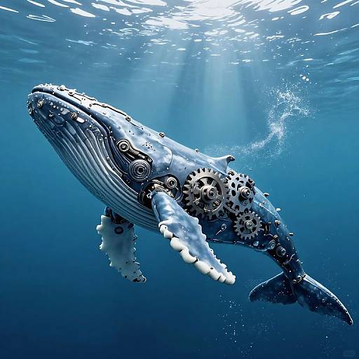 Mechanical Whale of Time and Sea