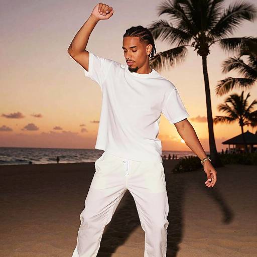 Chayanne Tropical Beach Sunset Dance