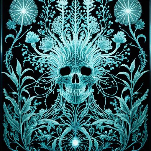 Bioluminescent Bioengineered Hybrid Portrait Bioluminescent Bioengineered Hybrid Portrait