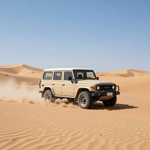 Rustic Off-Road Vehicle in Desert