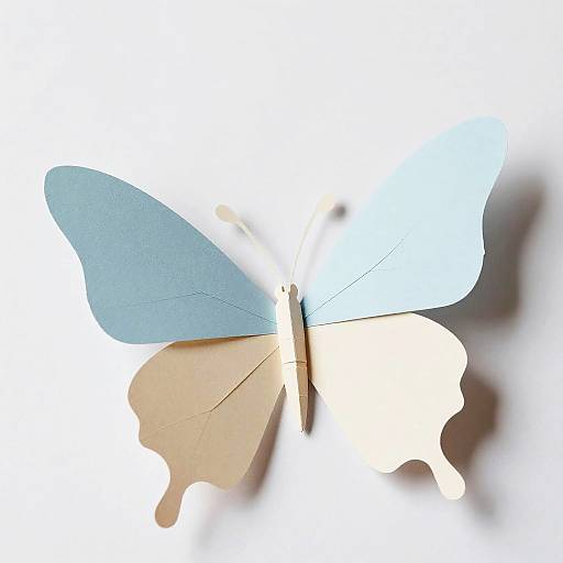 Elegant 3D Paper Butterfly Art