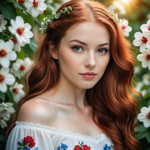 Romantic Portrait of a Young Woman