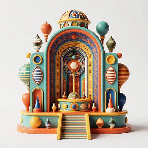 70s Afrofuturist Neuro-Tectonic Shrine