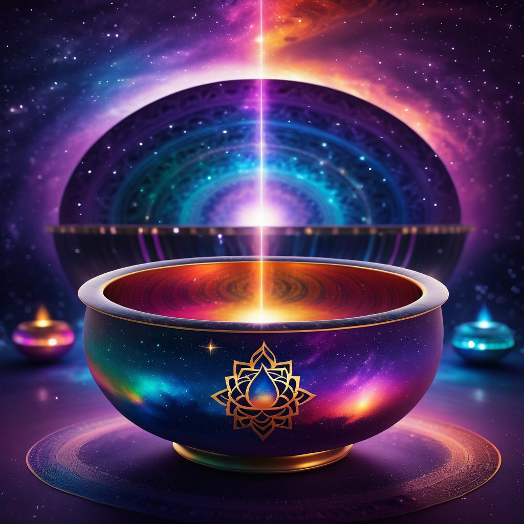 Ultra-Realistic Chakra Singing Bowl Art