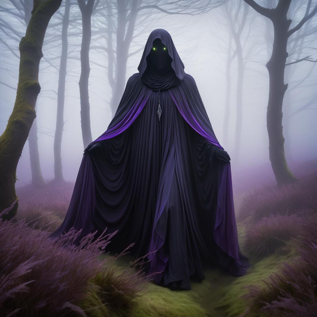 Eerie Wraith in Misty Moor