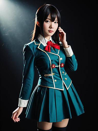 Realistic Ai Miyashita Cosplay Photo