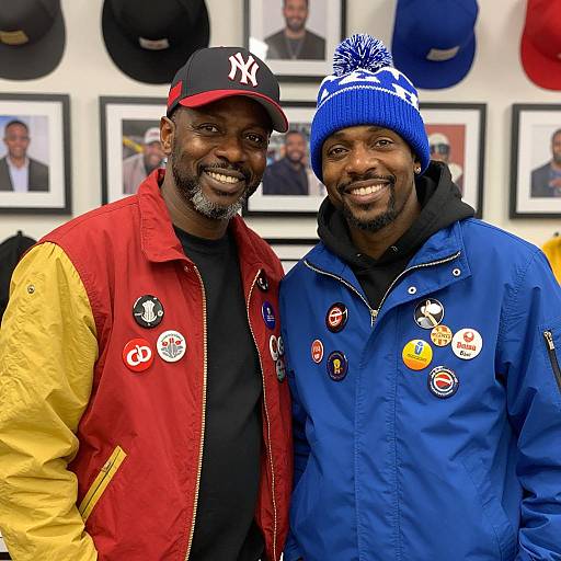 Joyful Moments of Two Stylish Friends