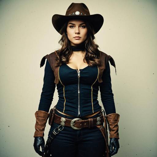 Solo Woman Rogue in Cowboy Costume