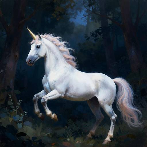 Realistic Magical Twilight Unicorn
