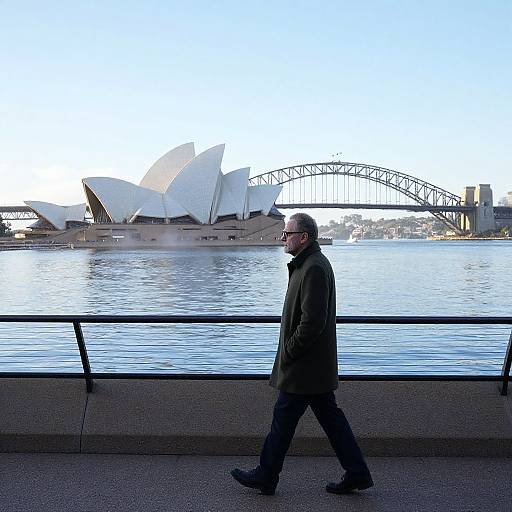 Serene Autumn Morning at Sydney Harbour