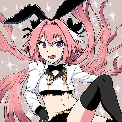 Illustration of Astolfo (saber) (fate), fate (series) in the style of Tsukudani (coke-buta)