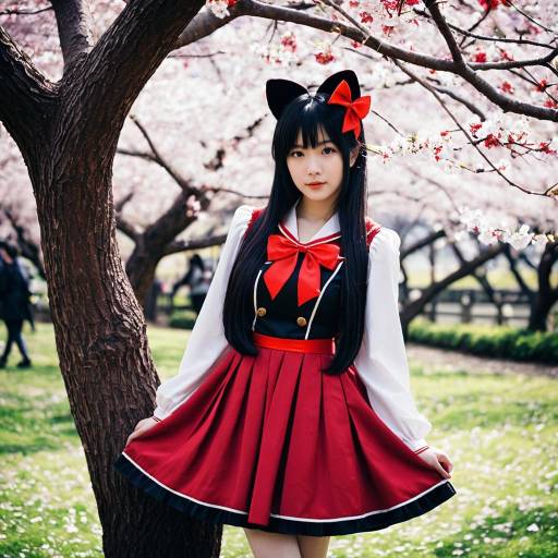 Yumeko Jabami Outdoor Cosplay Scene