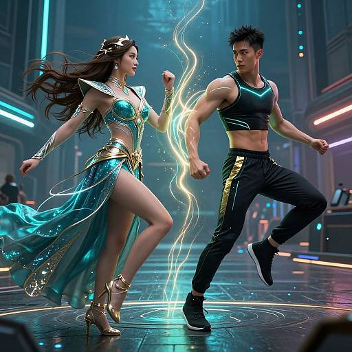 Divine Warrior and Athlete Body Swap