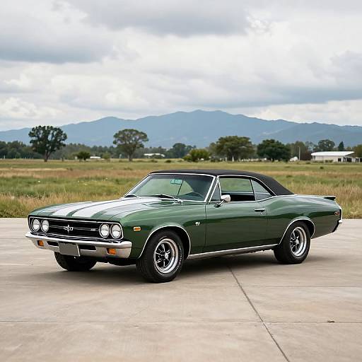 1972 El Camino SS in Scenic Setting