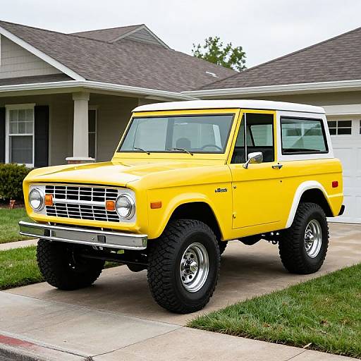 Classic Yellow 1970 Ford Bronco
