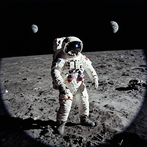 Neil Armstrong Moonwalk VR Scene