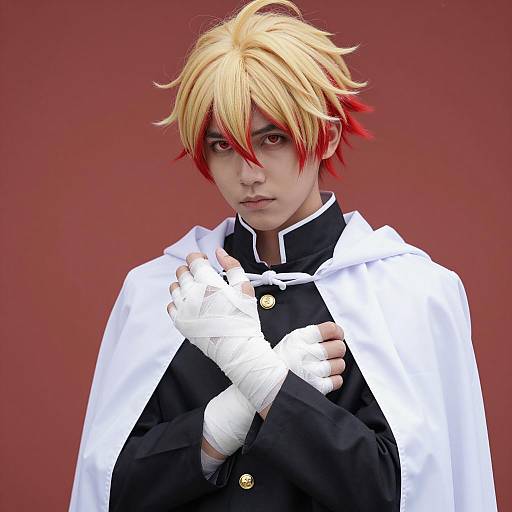 Dynamic Cosplay of a Young Hero