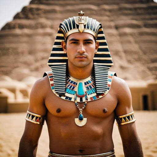 Realistic Egyptian King Costume Portrait
