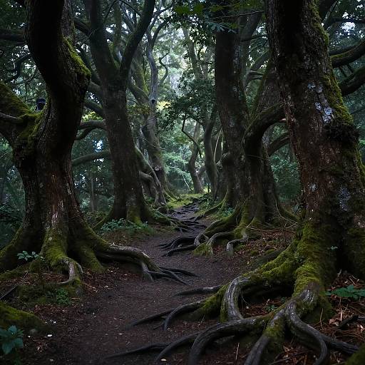 Enchanted Dark Oak Forest Path