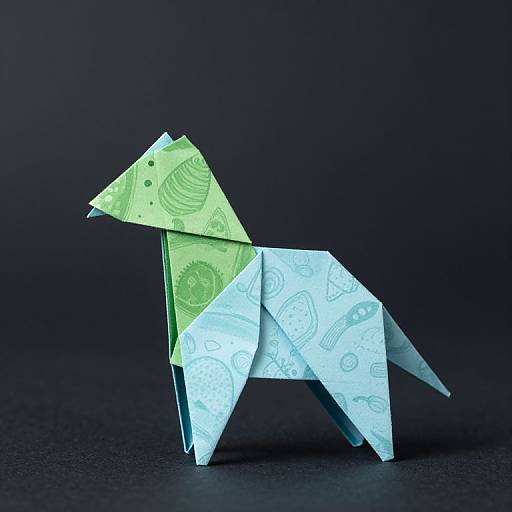 Intricate Origami Animals Pattern